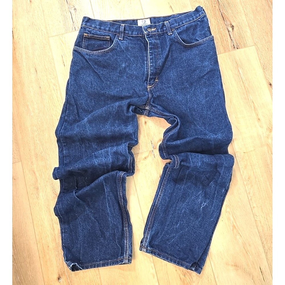 Tyndale FR Jeans Mens sz 36x32 Blue Flame Resistant Straight USA Denim Workwear